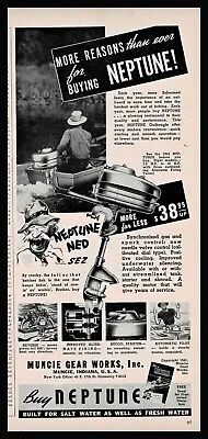 1941 NEPTUNE Outboard Motor Original  PRINT AD Shown W/original Price Of $38.00 • $9.99