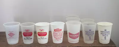 10 Vintage National Bohemian Premium Natty Boh Advertising Plastic Beer Cups NOS • $24.99