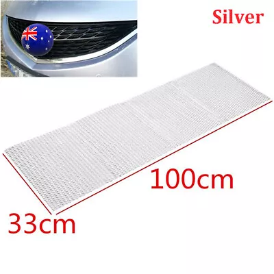 AU Ship Silver Rhombus Style Aluminium 40 X13  Car Racing Grille Mesh Cover Net • $24.60