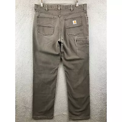 Carhartt Relaxed Fit Canvas Work Pants Men’s Size 36x32 • $27.99