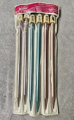 Vintage Susan Bates Knitting Needles Size 8mm(11) 9mm(13) 10mm(15) • $19.99