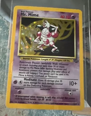$12 • Buy Pokémon TCG Mr. Mime Jungle 6/64 Holo Unlimited Holo Rare