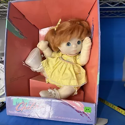 Vintage Mattel MY CHILD Doll Red Hair Hazel Redhead Strawberry  Green Eyes 1985 • $200