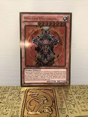 Yugioh - Master Hyperion - Gold Rare Limited Edition - GLD5-EN027 - (LP) • $1.99