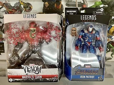 Marvel Legends Toxin Deluxe And Iron Patriot Endgame MCU MIB LOT • $65