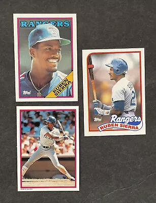 Topps Ruben Sierra Cards (88T #771 88T All Star #4 89T #53) • $1.29