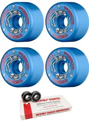 Powell Peralta  G Bones Skateboard Wheels - 64mm 97a + Bearings • $105.99