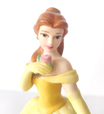 $14.99 • Buy Disney Beauty & The Beast BELLE Porcelain FIGURINE Sri Lanka Yellow Dress