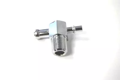 $18.95 • Buy Intake Manifold Vacuum T Fitting 3/8  NPT Thread 1/4  & 3/8  Nipple Steel ZINC 