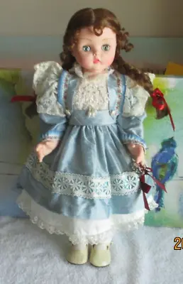 Beautiful Madame Alexander Doll Blue Dupionne Kelly 20  • $49.99