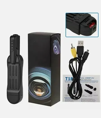 £15.70 • Buy 1080P HD Pocket Pen Camera Hidden Spy Mini Portable Body Video Recorder DVR UK