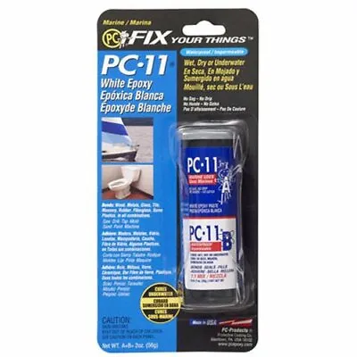 PC Products 20111 PC-11 Two-Part Marine Grade Epoxy Adhesive Paste 2 Oz • $14.99