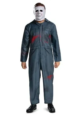 Michael Myers Jumpsuit - Vinyl Mask - Halloween 2 - Costume - Adult - 3 Sizes • $69.99