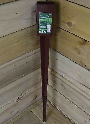 10x Fence Post Holder Spike Support Rust Resistant Metal Stakes 3  750mm X 75mm • £59.99