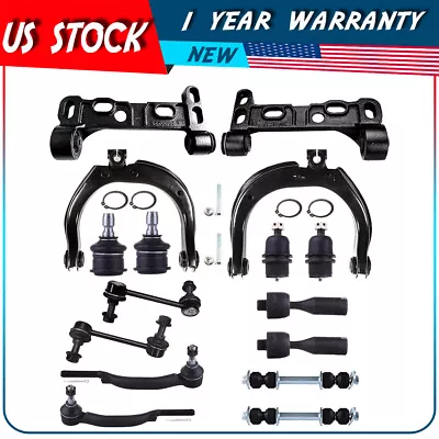 For 2008-09 Chevrolet Trailblazer 16Pcs Front Control Arm Ball Joint Tie Rod End • $139.93