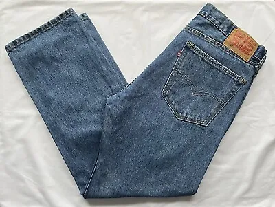 Vintage Levi’s 505 Jeans Blue Denim Trousers W36 L29 36x29 • £29.95