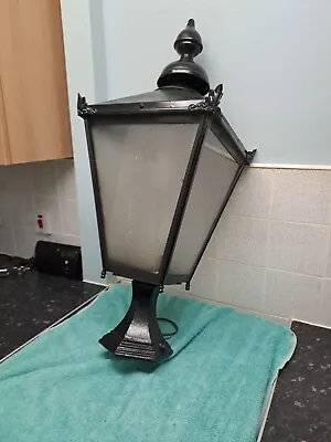 Large Vintage Victorian Style Lamp Top Street Light - Lantern Garden House Light • £150