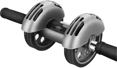 Abdominal Wheel Double Wheel Ab Wheel Roller Fitness Abdominal Exercise Equipmen • $14.09