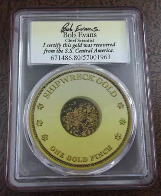 1857 S.S. Central America Shipwreck Gold Pinch California Gold Rush PCGS • $124.99