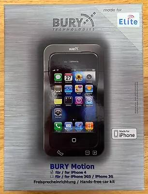 Bury Motion Portable Handsfree/Music Playback/Car Kit/Holder [Apple IPhone 4/4S] • £10