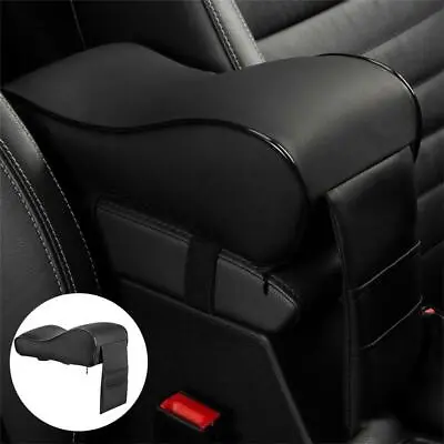 PU Leather SUV Center Console Armrest Pillow Pad Memory Foam Car Armrest Cushion • $22.40