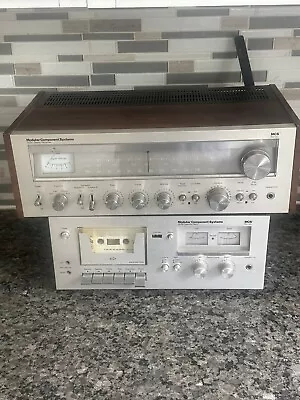 Vintage MCS Stereo Receiver And Cassette Player/recorder . Read Description • $80