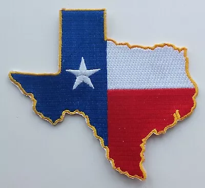 £2.99 • Buy TEXAS STATE FLAG MAP PATCH United States Of America Embroidered Badge 9x9cm USA 
