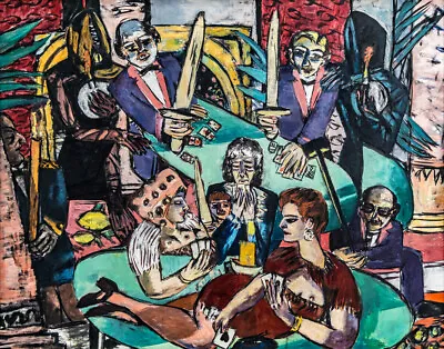 Max Beckmann Traum Von Monte Carlo Canvas Print 16 X 20   # 4135 • $39.99