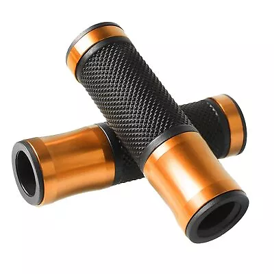 MF4550 - Grip Pair S-LINE Rubber Black/Gold Bronze Universal Scooter • $78.19