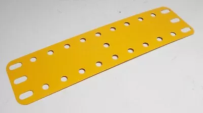 Meccano By Exacto Flexible Plate 11x3 Holes In Crane Set Yellow (no.189) • $3.84