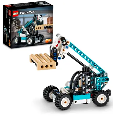 Telehandler Forklift Tow Truck Construction Building Set Children LEGO Technic • $85.38