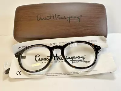 New Ernest Hemingway Leopard Eyeglasses Collection H4612 47-19-145 Frames • $32.88