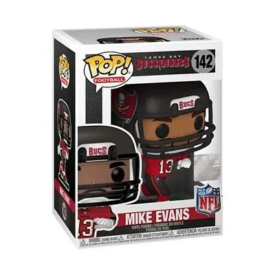 Funko POP! NFL MIKE EVANS #142 ( Home Jersey ) TAMPA BAY BUCCANEERS • $17.50