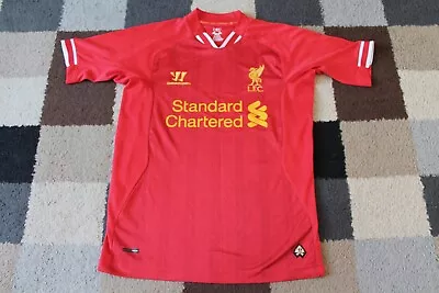 LIVERPOOL FC ‘Warrior’ HOME Shirt 2013-2014 (LB Large Boys) Football RED • £16.50