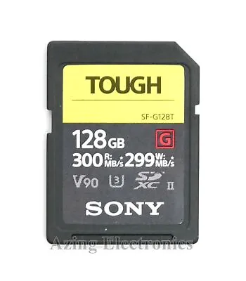 Sony TOUGH G Series 128GB SDXC UHS-II Memory Card SF-G128T • $109.99