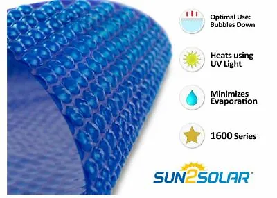 Sun2Solar 1600 Series Rectangular Ultimate Solar Heating Cover - (Choose Size) • $369.92