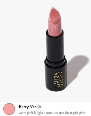 Italian Marble Lipstick In Berry Vanilla By Laura Geller 3.4g New & Boxed • £16