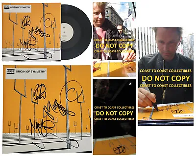 Muse Signed Origin Of Symmetry Album Vinyl COA Proof Matt BellamyChrisDominic • $949.99