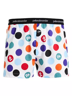 New Peter Alexander Mens Spot Boxer Shorts Rrp$49.95 Large L • $25