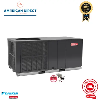 3.5 Ton Goodman Packaged Unit 13.4 SEER2 + 10KW Heat M# GPCH3 • $3149