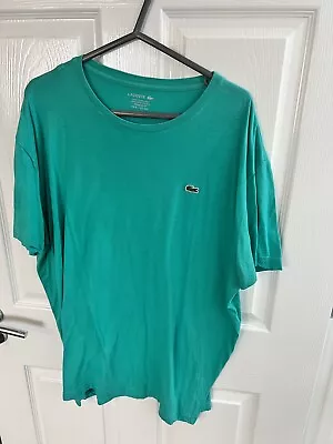 Lacoste T Shirt Teal Size 8 • £13.99