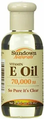 Sundown Vitamin E Oil 70000 IU 2.5oz Topical Use Moisturizer For Dry Skin • $19.95