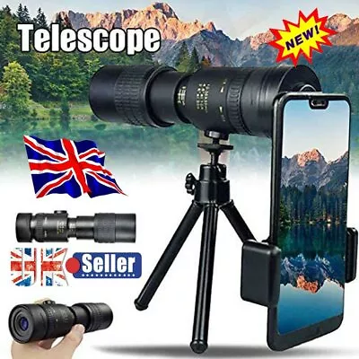 Arctic P9 Military Telescope - 4K 10-300X40mm Travel Hiking &Tripod BZ • £20.11