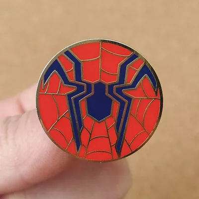 Red Spider-Man Metal Enamel Backpack Bag Badge Brooch Pin • $3.59