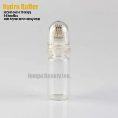 $12.71 • Buy 64 Microneedles Hydra Roller Skin Therapy Microneedle Auto Serum Infusion System