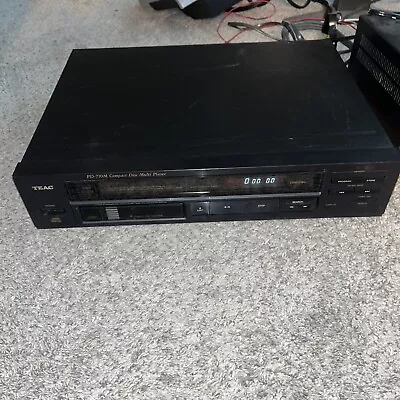 Teac Pd-m710 6 Cd Multi-play Compact Disc Player No Remote Tested Works Great • $59.99