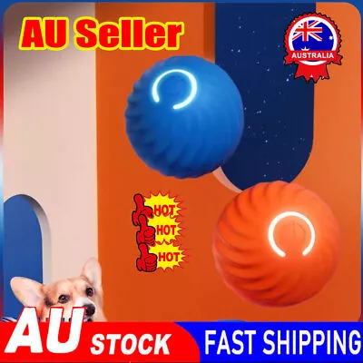 Automatic Rolling Ball Smart Cat Dog Toy Electric Pet Self-moving Kitten Game AU • $13.86