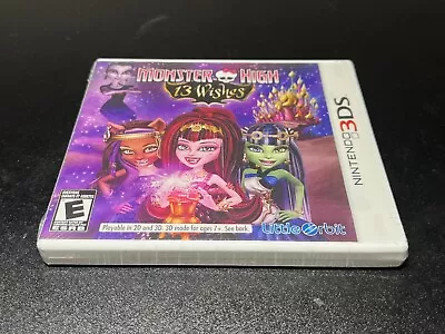 Monster High: 13 Wishes 3DS Nintendo 3DS 🔥Fast Shipping🔥See Pics ~ • $35