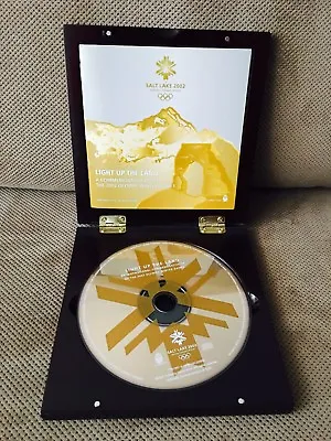 Salt Lake 2002 COLLECTORS WOODEN CASE Light Up The Land Official Olympic CD  • $29.99