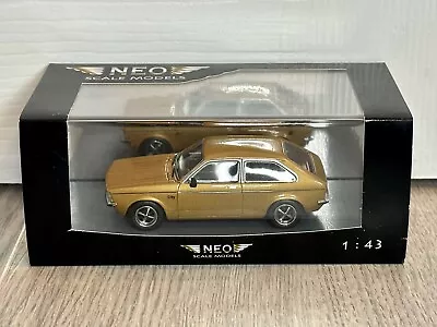 1:43 Scale Neo Models Opel Kadett (Vauxhall Chevette) City Berlina Gold Boxed • $55.48